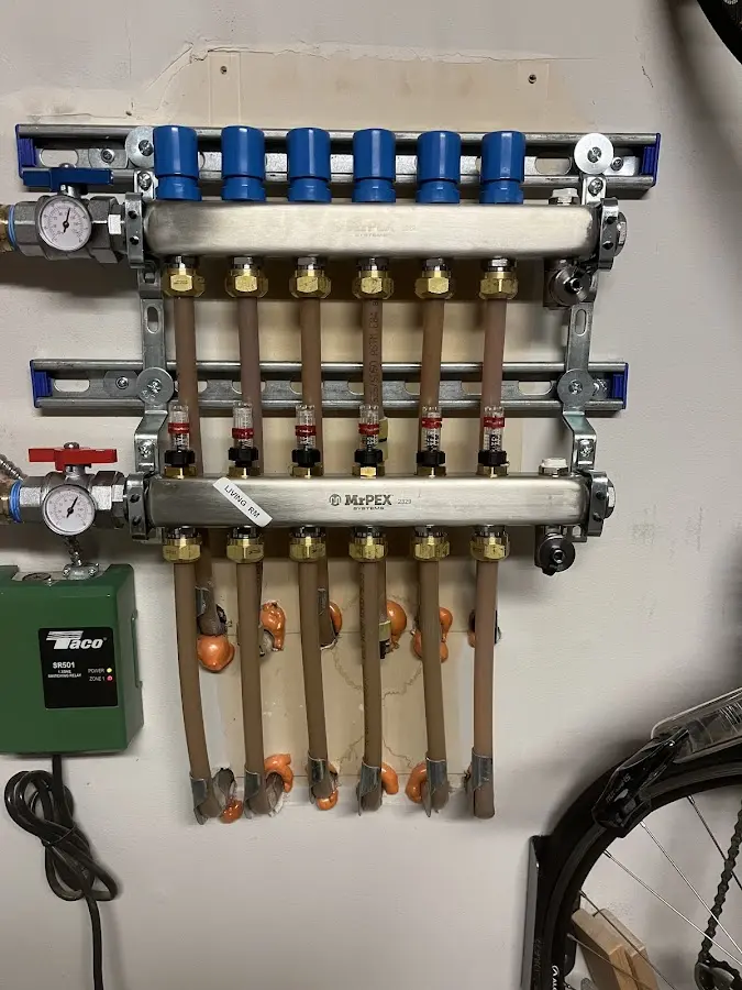 Plumber performing Leak Detection at a residential property in New Braunfels